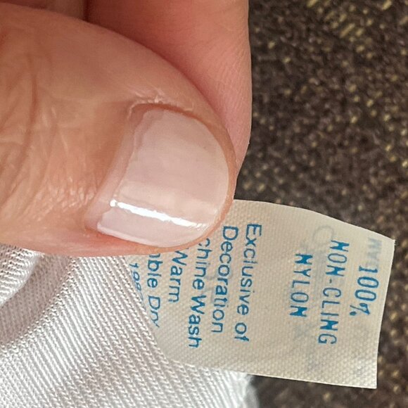 Vintage Nancy King Full Slip In White Size 36 - Picture 8 of 9